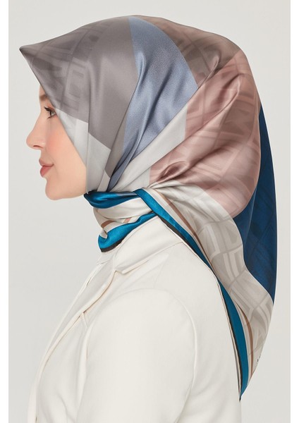 Nostalji Serisi Twill Ipek Eşarp 8516D-37