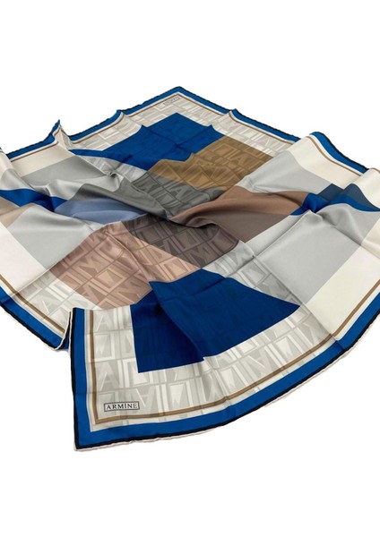 Nostalji Serisi Twill Ipek Eşarp 8516D-37