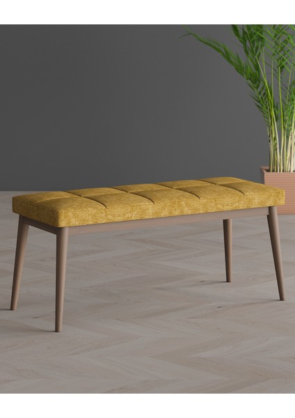 Kapıönü Puf & Bench (Ceviz Ayak)