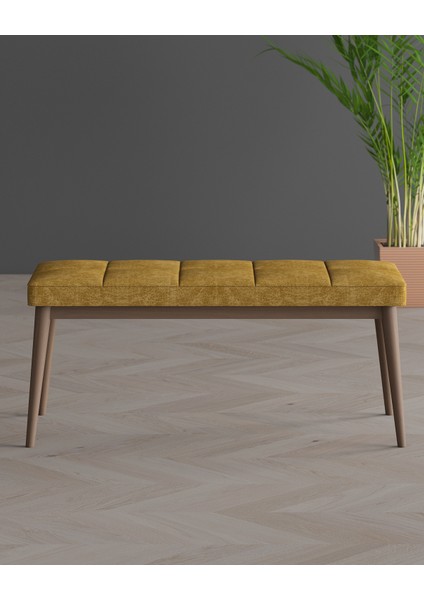 Kapıönü Puf & Bench (Ceviz Ayak)