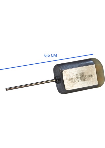 Araba Kapı Kilit Motoru 12V DEVIR:12.660 Rpm Uzunluk: 70 mm (Çeltiksiz)