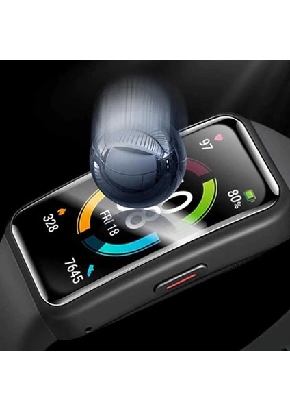 Huawei Band 6 Pmma Pet Akıllı Saat Ekran Koruyucu modelleri