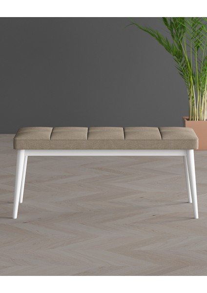 Kapıönü Puf & Bench (Beyaz Ayak)