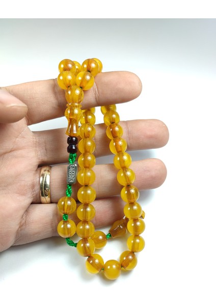 Iskeçe Tesbih Muhammed Dabbas Usta Işi Imzalı (Imzası Gümüştür) Mühürlü Osmanlı Benzetme 2572 indirimleri