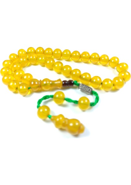 Iskeçe Tesbih Muhammed Dabbas Usta Işi Imzalı (Imzası Gümüştür) Mühürlü Osmanlı Benzetme 2573