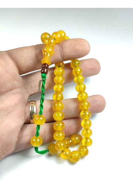 Iskeçe Tesbih Muhammed Dabbas Usta Işi Imzalı (Imzası Gümüştür) Mühürlü Osmanlı Benzetme 2573 fırsatları