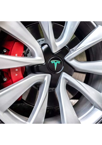 Tesla Model 3 Özel Kesim Logo Seti - Direksiyon Ön Arka Jantlar ve Sensörler Için 9'lu Tesla Logo Sticker Seri indirimleri