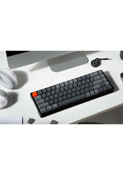 K6 Wireless Mekanik Klavye BEYAZ