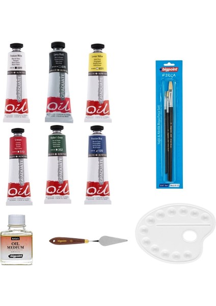 Graduate Yağlı Boya 38ML Profesyonel Set