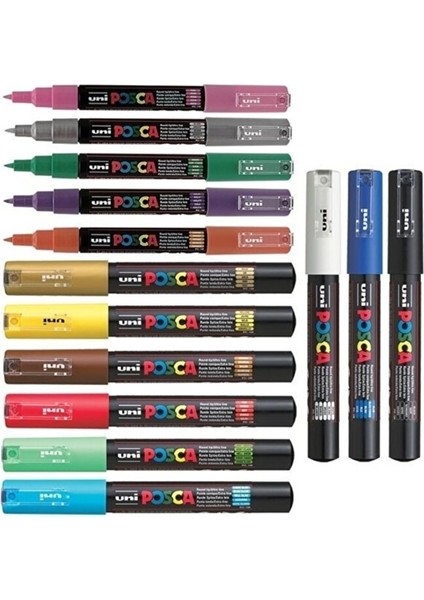 Posca Pc-1m (0.7mm) 14'lü Set