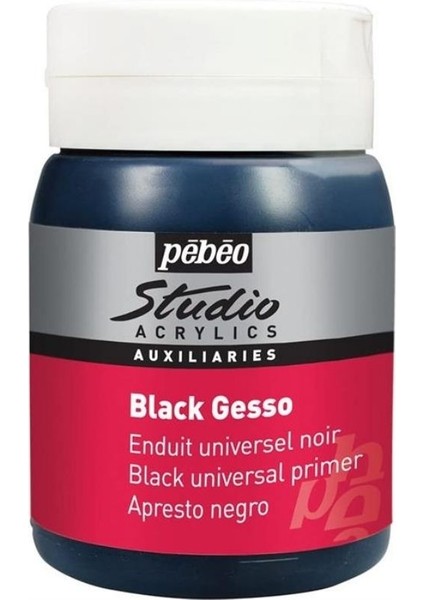 Studio Siyah Gesso 500ML