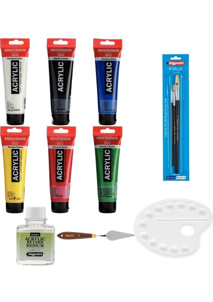 Amsterdam Akrilik Boya 120ML Profesyonel Set