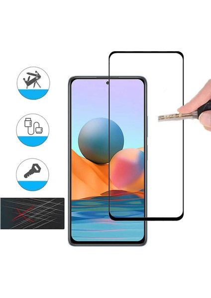Xiaomi Redmi Note 10 Pro Ekran Koruyucu Kırılmaya Dayanıklı Cam Koruyucu (Muzy-5d)