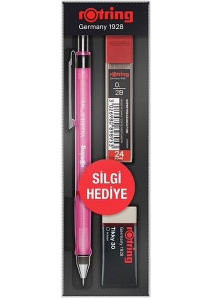 Visuclick Versatil Uçlu Kalem Okul Seti 0.5mm Pembe