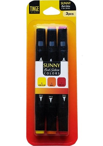 Marker 3'lü Sunny Set