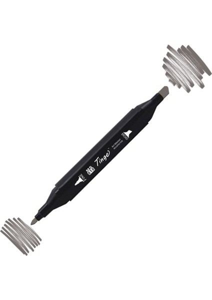 Twin Çift Uçlu Marker Kalemi Wg7 Warm Grey
