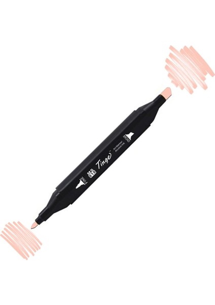 Twin Çift Uçlu Marker Kalemi R139 Flesh