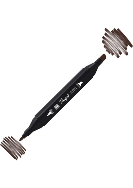 Twin Çift Uçlu Marker Kalemi BR98 Chestnut Brown