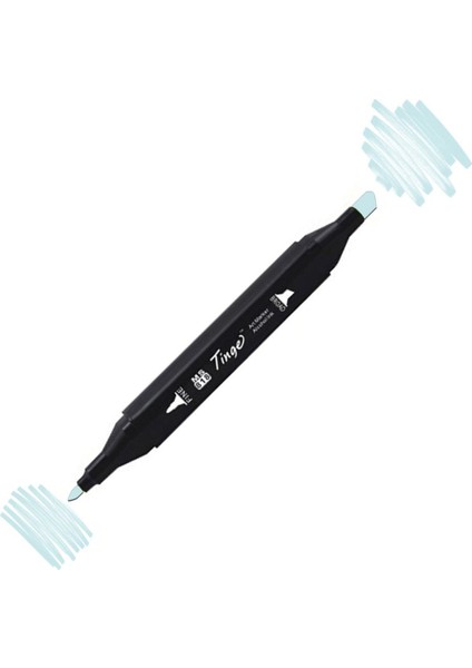 Twin Çift Uçlu Marker Kalemi B182 Forest Blue