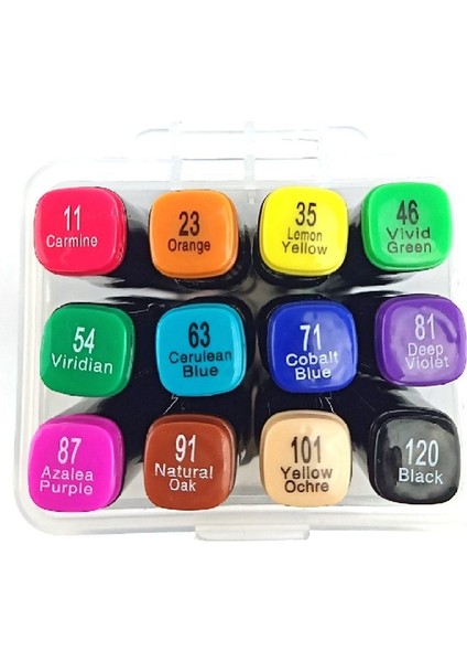 Art Marker Plastik Kutu Seti 12 Li fiyatları