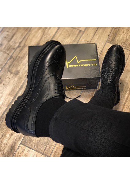 Hakiki Deri Siyah Erkek Ayakkabı Düz Taban ile Şık ve Rahat Kullanım fiyatları