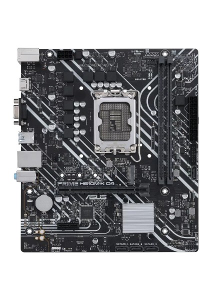 Prime H610M-K D4 Intel LGA1700 Ddr4 Micro Atx Anakart