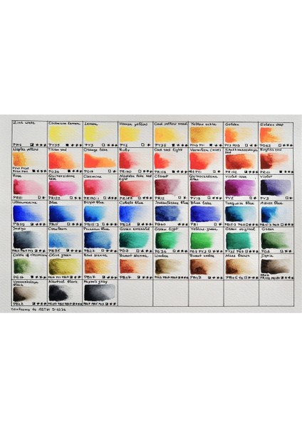 White Nights Ahşap Kutu Sulu Boya Seti 48 Renk + Fırça fiyatları