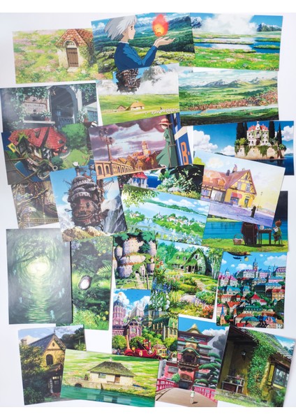 Ghibli Aesthetic Sticker /scrapbook / Bullet Journal, Scrapbooking, Planner, Anime Ürünleri, Ghibli Studio modelleri