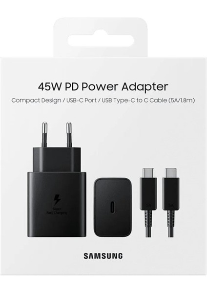 Nothing Phone (1) 45W Type-C Süper Hızlı Şarj Cihazı Siyah indirimleri