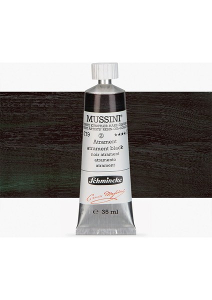 Mussini Yağlı Boya 35ML Atrament Black 779 S.2