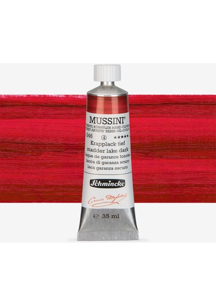 Mussini Yağlı Boya 35ML Madder Lake Dark 346 S.4