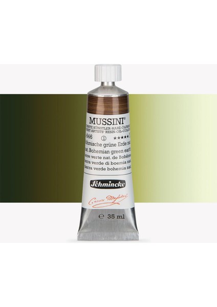 Mussini Yağlı Boya 35ML Natural Bohemian Green Earth 646 S.1