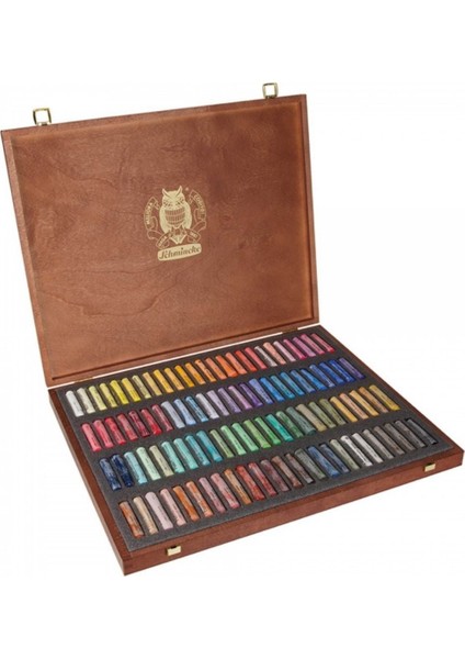 Pastel Boya Wooden Box 100'LÜ Set (Ahşap Kutu)