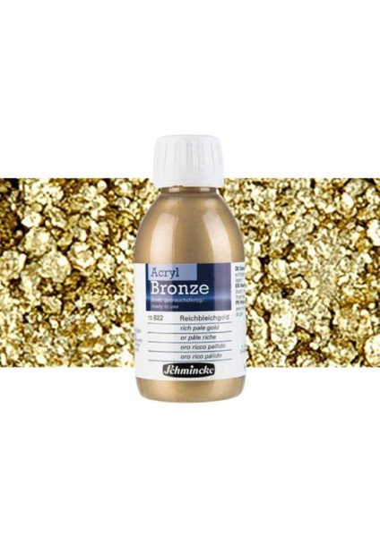 Akrilik Boya Bronzes 150ML Rich Pale Gold 822