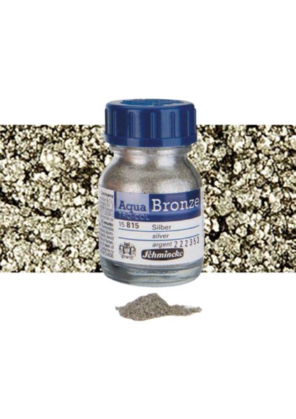 Aqua Metalik Sulu Boya Bronzes 20ML Silver 815