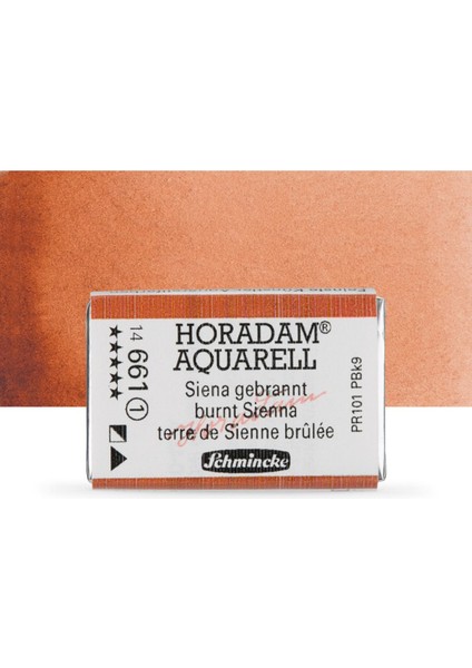 Horadam Aquarell Tam Tablet Sulu Boya Burnt Sienna 661 S.1