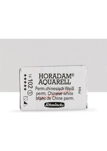 Horadam Aquarell Tam Tablet Sulu Boya Permanent Chinese White 102 S.1