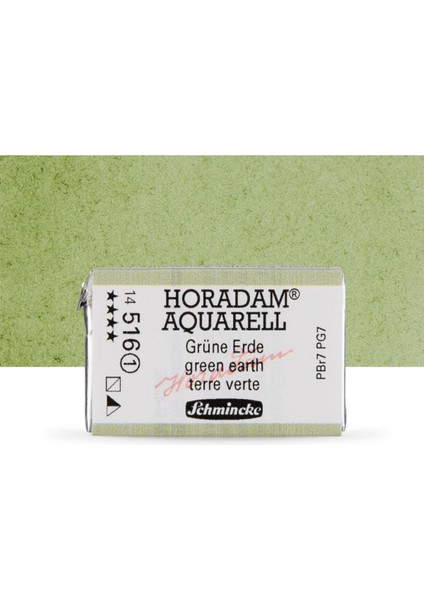Horadam Aquarell Tam Tablet Sulu Boya Green Earth 516 S.1