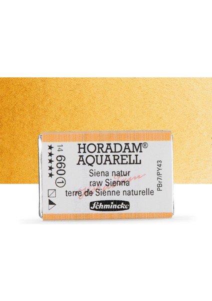 Horadam Aquarell Tam Tablet Sulu Boya Raw Sienna 660 S.1