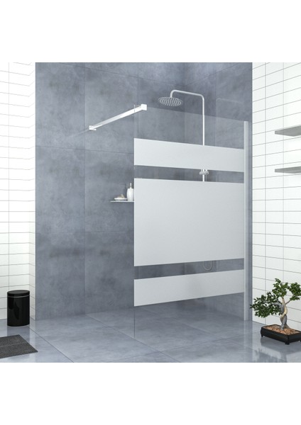 Silver Tetra 6mm Kumlama Cam Seperatör Duşakabin