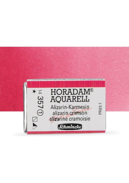 Horadam Aquarell Tam Tablet Sulu Boya Alizarin Crimson 357 S.1