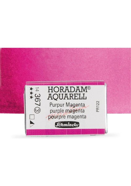 Horadam Aquarell Tam Tablet Sulu Boya Purple Magenta 367 S.3