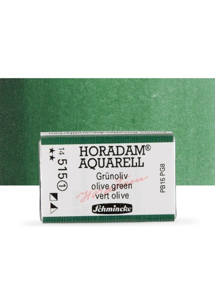 Horadam Aquarell Tam Tablet Sulu Boya Olive Green 515 S.1
