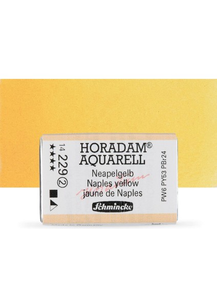 Horadam Aquarell Tam Tablet Sulu Boya Naples Yellow 229 S.2