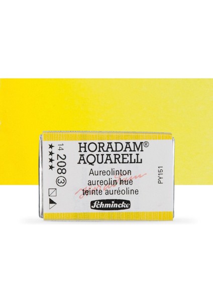 Horadam Aquarell Tam Tablet Sulu Boya Aureolin Modern 208 S.3