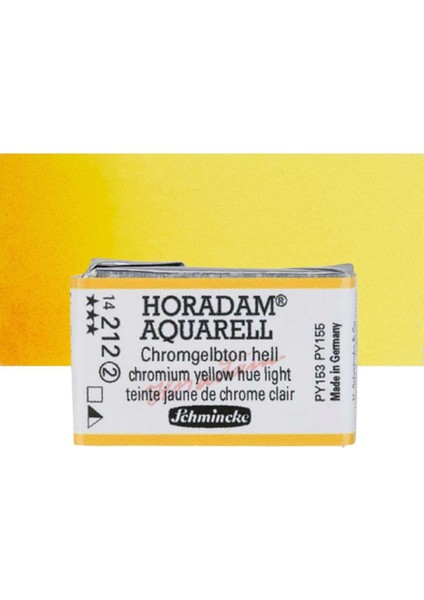Horadam Aquarell Tam Tablet Sulu Boya Chrome Yellow Light 212 S.2