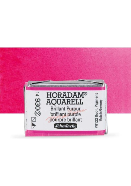 Horadam Aquarell Tam Tablet Sulu Boya Brilliant Purple 930 S.2