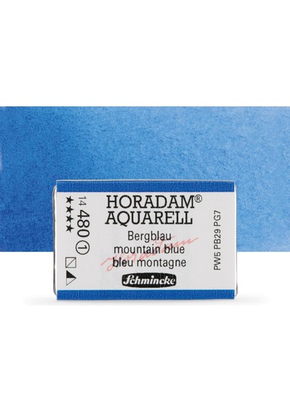 Horadam Aquarell Tam Tablet Sulu Boya Mountain Blue 480 S.1