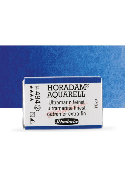 Horadam Aquarell Tam Tablet Sulu Boya Ultramarine Finest 494 S.2