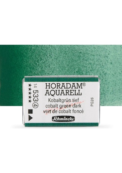 Horadam Aquarell Tam Tablet Sulu Boya Cobalt Green Dark 533 S.4